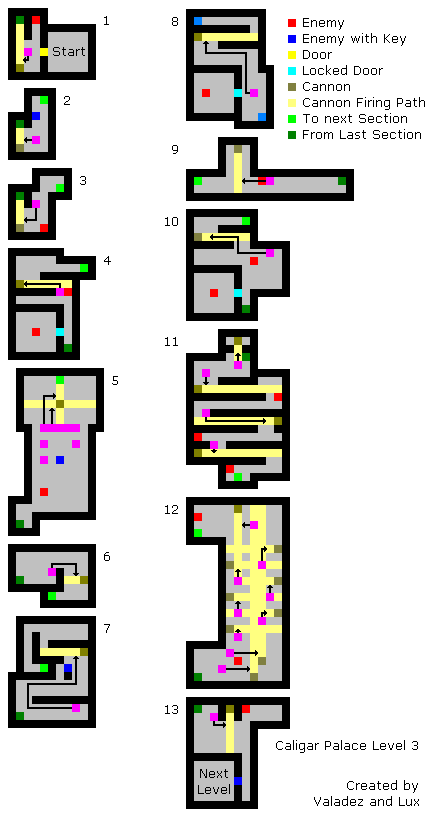 Caligar Palace Map 4