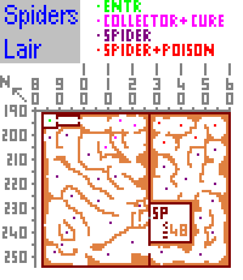 Spider Lair Map